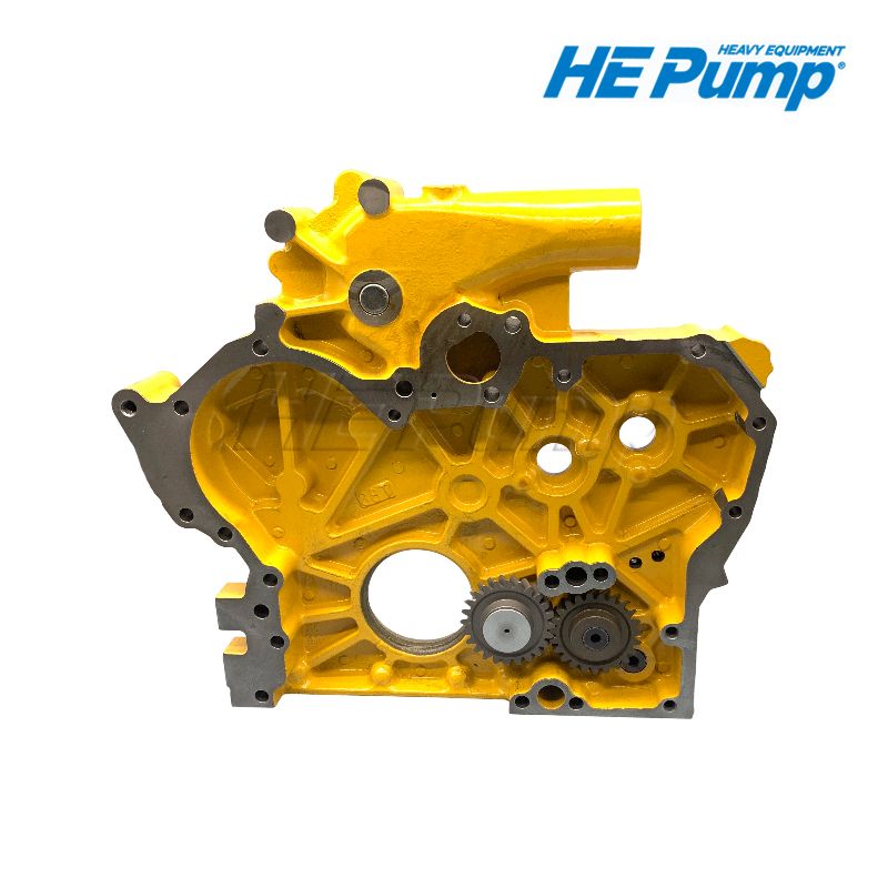 Caterpillar 178-6514 engine oil pump replacement for CAT 320C and 320C FM excavators.
