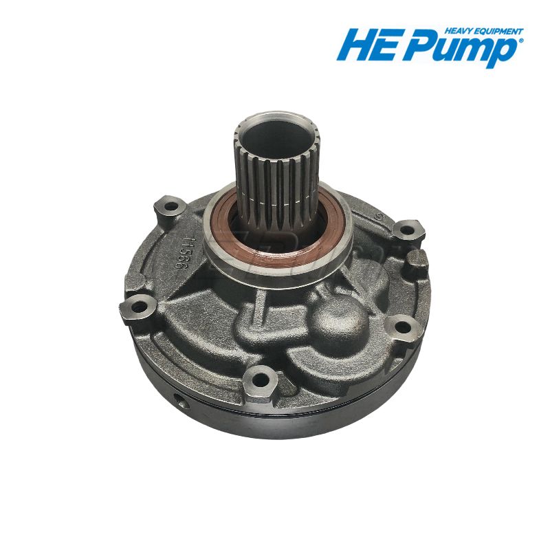 Case 87429970 transmission charge pump replacement for Case 580M, 580SM, and 580N backhoe loaders.