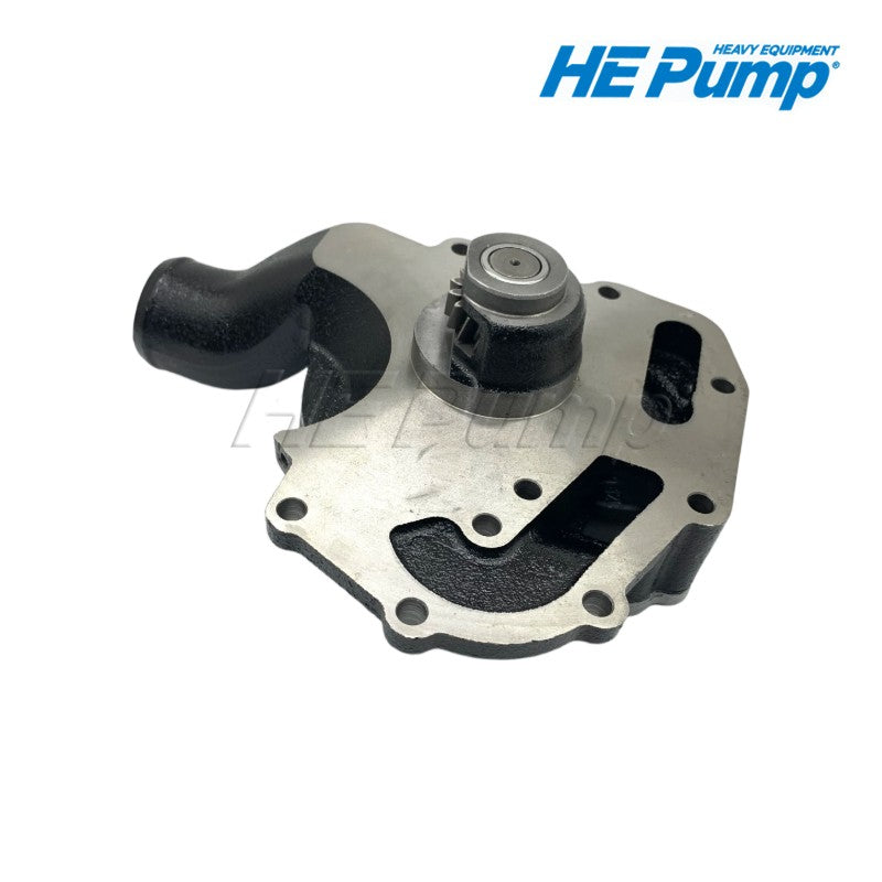 Caterpillar 354-1672 engine water pump replacement for CAT C4.4 3054C diesel engine and backhoe loader heavy equipment.