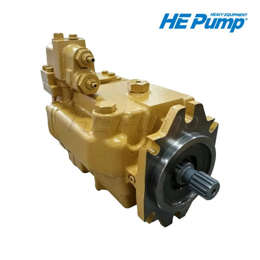 Caterpillar 167-1153 hydraulic piston pump replacement for CAT 966G and 972G wheel loaders.