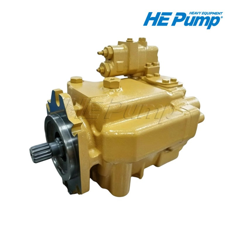 Caterpillar 167-1153 hydraulic piston pump replacement for CAT 966G and 972G wheel loaders.