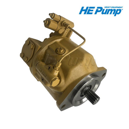 Caterpillar 224-6369 hydraulic piston pump replacement for CAT 420D and 430D backhoe loaders.