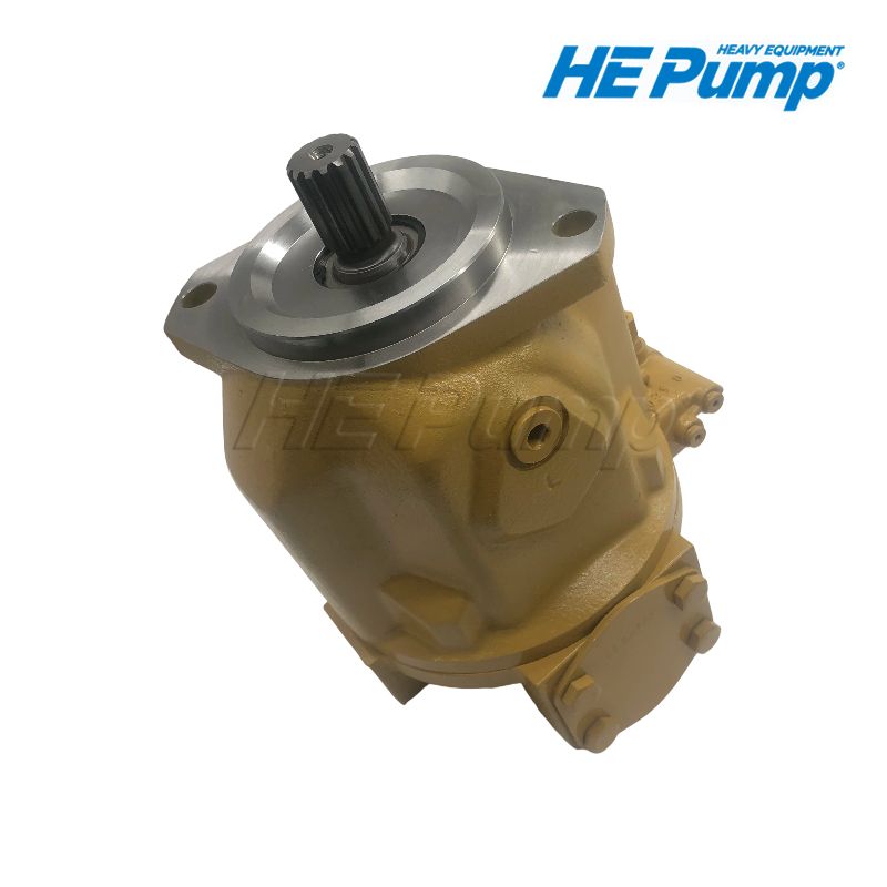 Caterpillar 224-6369 hydraulic piston pump replacement for CAT 420D and 430D backhoe loaders.