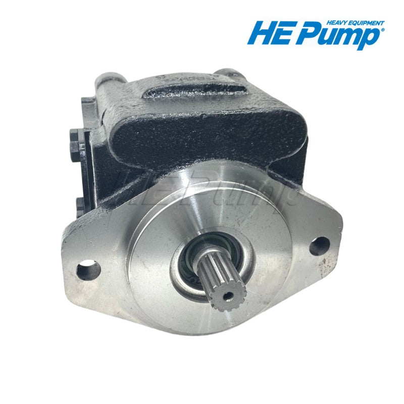 Caterpillar 238-7642 hydraulic gear pump replacement for CAT skid steer loaders and pneumatic tire rollers.