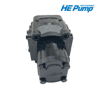Caterpillar 238-7642 hydraulic gear pump replacement for CAT skid steer loaders and pneumatic tire rollers.