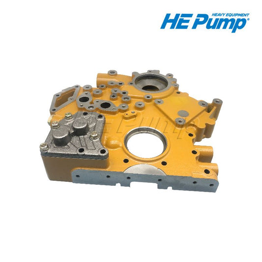 Caterpillar 294-1727 (2941727) engine oil pump replacement for CAT C6.4 diesel engine and 320D excavator.