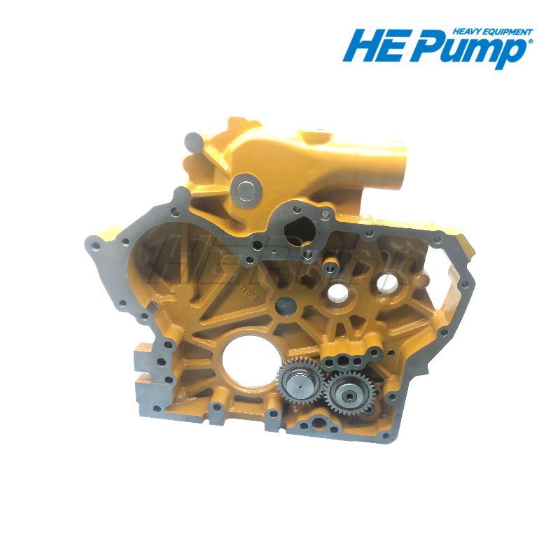 Caterpillar 294-1727 (2941727) engine oil pump replacement for CAT C6.4 diesel engine and 320D excavator.
