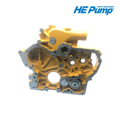 Caterpillar 294-1727 (2941727) engine oil pump replacement for CAT C6.4 diesel engine and 320D excavator.
