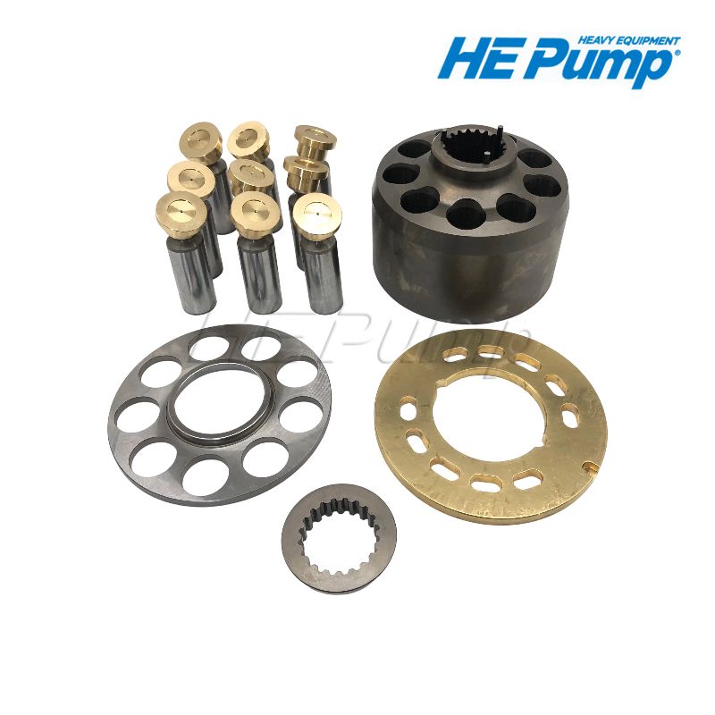 Caterpillar 295-9547 hydraulic piston motor repair parts and rotary group replacement for CAT 345D and 349D excavators.
