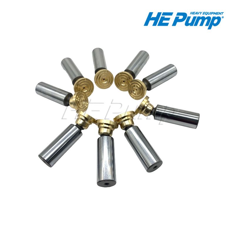 Caterpillar 295-9656 hydraulic piston pump piston assembly shoe replacement for CAT 336D and 330D excavators.