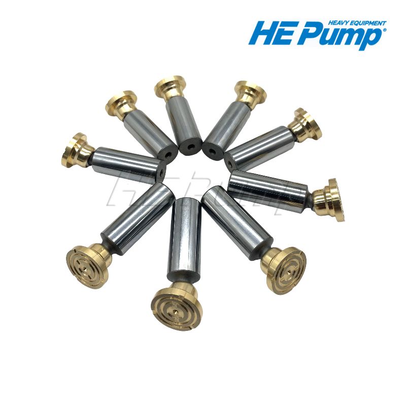 Caterpillar 295-9656 hydraulic piston pump piston assembly shoe replacement for CAT 336D and 330D excavators.