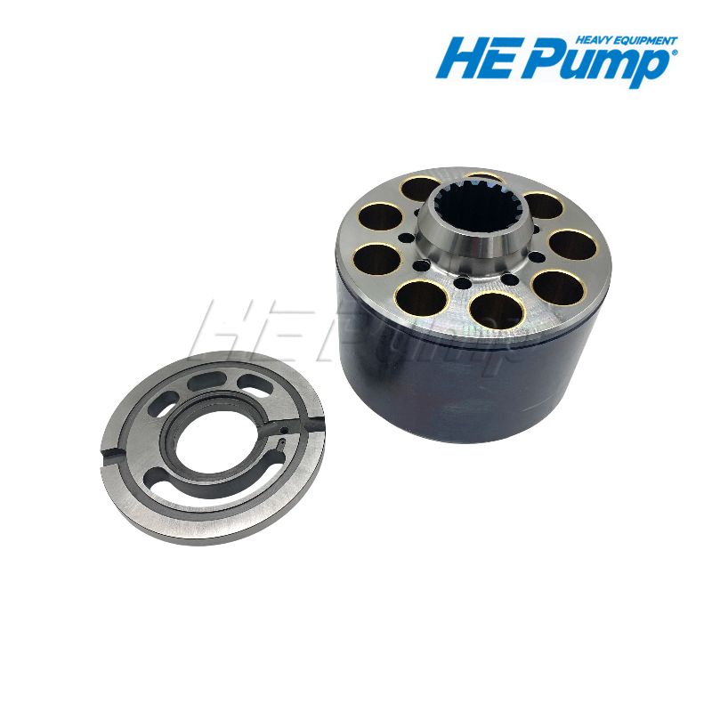 Caterpillar 295-9657 hydraulic piston pump barrel assembly cylinder block replacement for CAT 336D and 330D excavators.