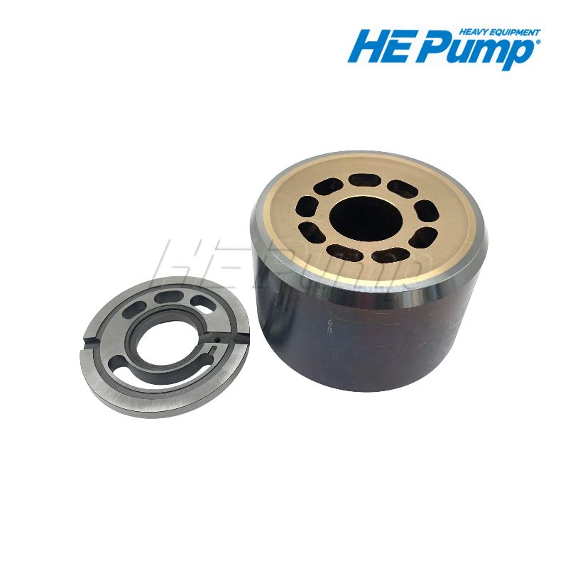 Caterpillar 295-9657 hydraulic piston pump barrel assembly cylinder block replacement for CAT 336D and 330D excavators.
