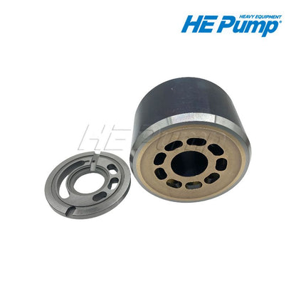 Caterpillar 295-9658 hydraulic piston pump barrel assembly cylinder block replacement for CAT 336D and 330D excavators.