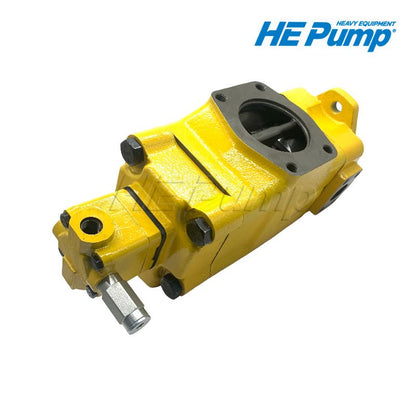 Caterpillar 6E-6666 (6E6666) hydraulic vane pump replacement for CAT 966F and 966F II wheel loaders.