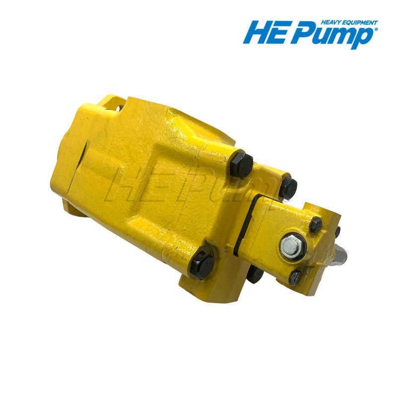 Caterpillar 6E-6666 (6E6666) hydraulic vane pump replacement for CAT 966F and 966F II wheel loaders.