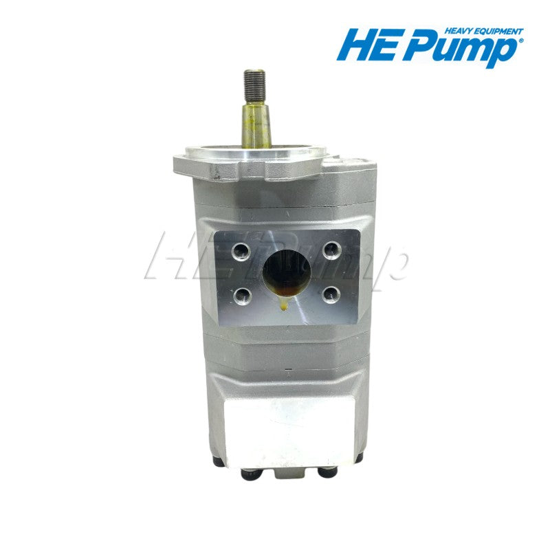 Caterpillar 8J-8813 hydraulic gear pump replacement for CAT 910 wheel loader heavy construction equipment.