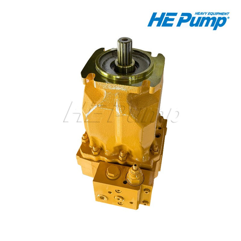 Caterpillar 9T-3680 hydraulic piston pump replacement for CAT D6H XL, D6R, and D6H XR track-type tractors.