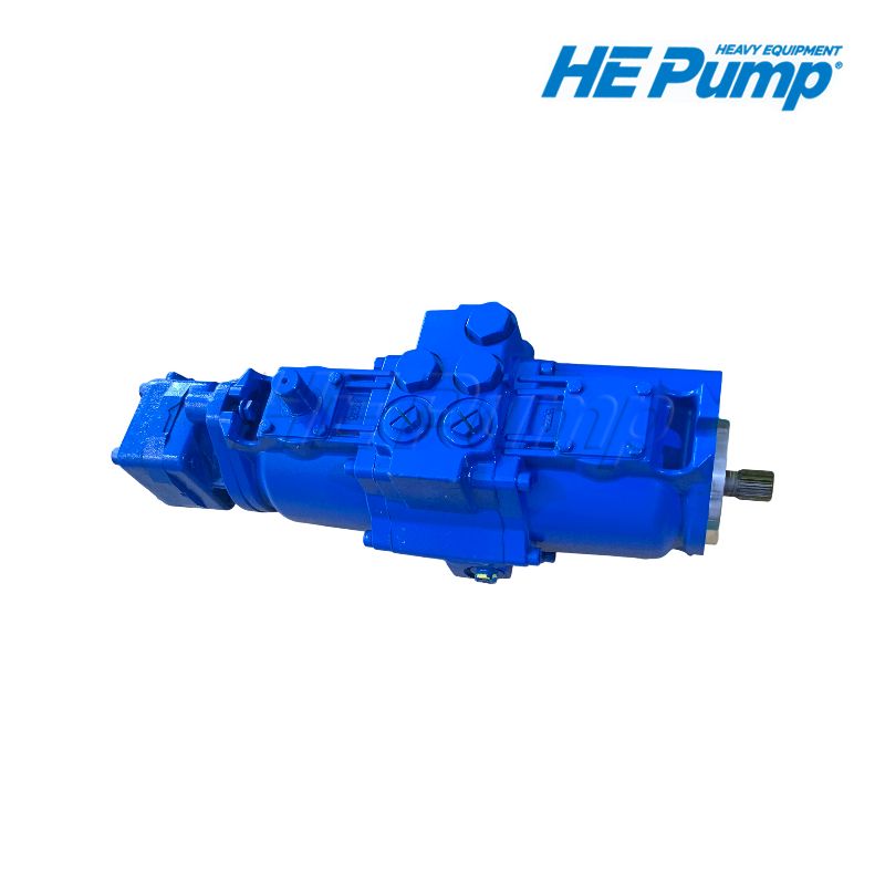 Eaton Vickers TA1919V20 tandem axial piston hydrostatic pump replacement for Bell 125A 225A logger and Case loaders.