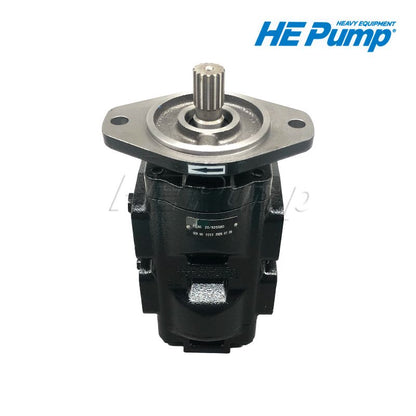 JCB 20/925580 (20-925580) main hydraulic tandem gear pump replacement for JCB 3CX and 4CX backhoe loaders.