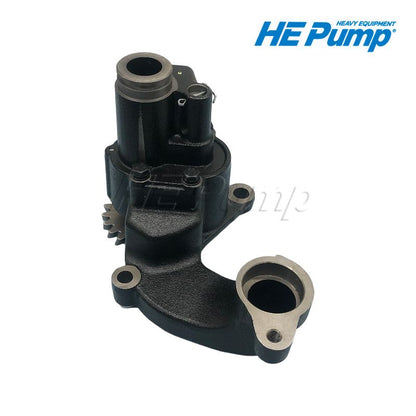 Komatsu 6211-51-1000 (6211511000) engine lubricating oil pump assembly for SA6D140-1 and SAA6D140E-2 diesel engines.