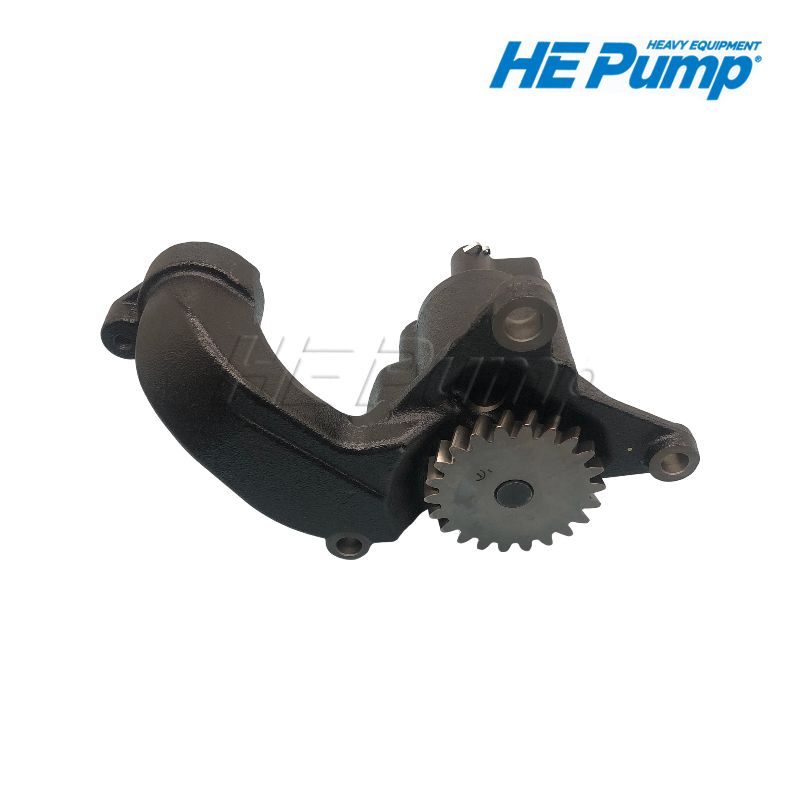 Komatsu 6211-51-1000 (6211511000) engine lubricating oil pump assembly for SA6D140-1 and SAA6D140E-2 diesel engines.