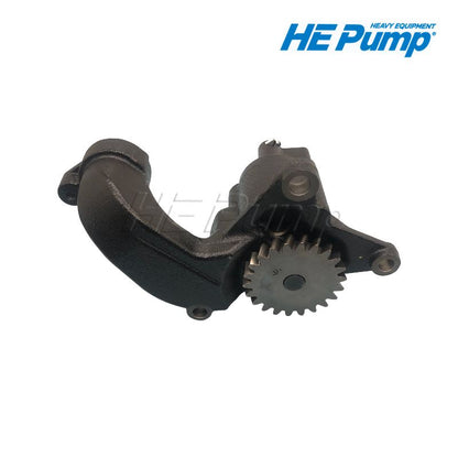 Komatsu 6211-51-1000 (6211511000) engine lubricating oil pump assembly for SA6D140-1 and SAA6D140E-2 diesel engines.