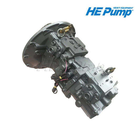 Komatsu 708-2L-00203 hydraulic piston pump replacement for PW200-7 and PW220-7 wheeled excavators.