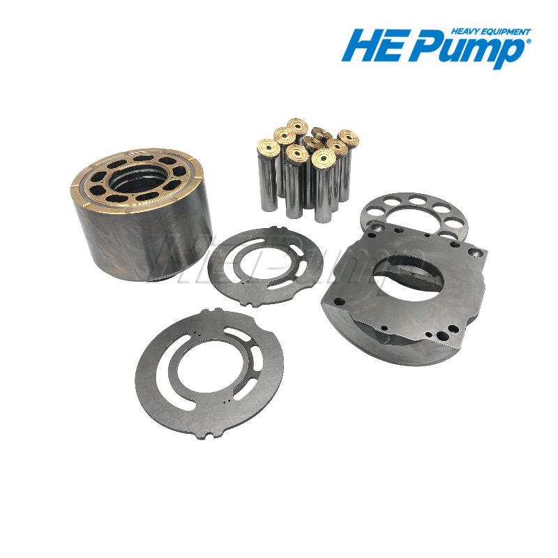 Linde HPR105 hydraulic piston pump spare parts and rotary group repair kit.