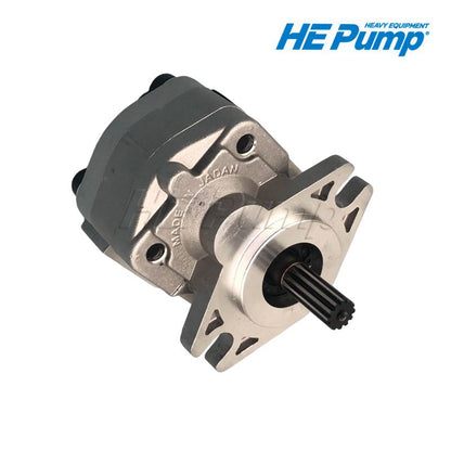Mitsubishi 60431-02901 hydraulic pilot gear pump replacement for Mitsubishi MG330, MG430, and MG530 motor graders.